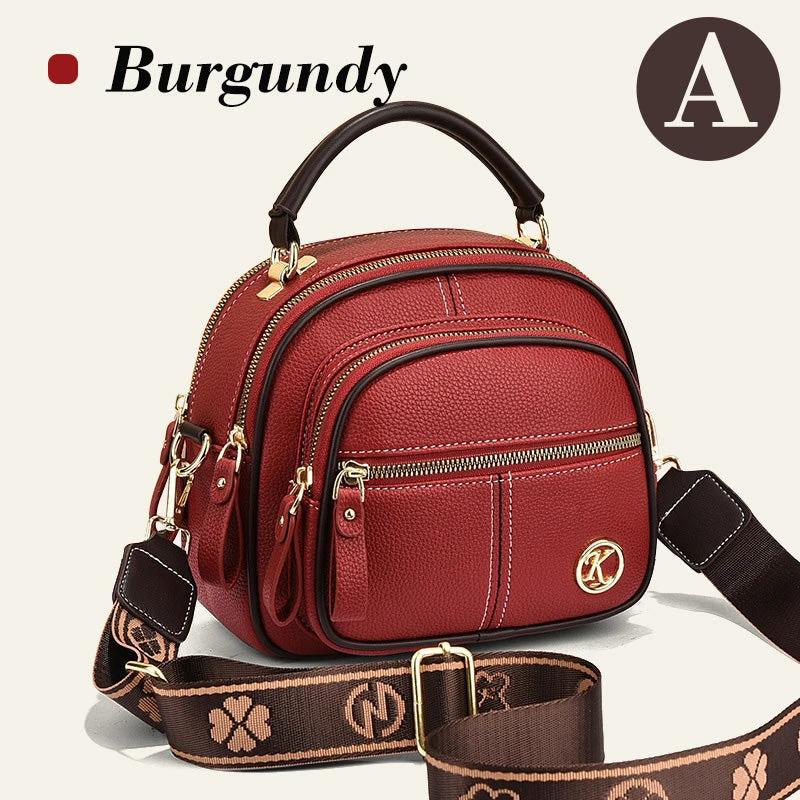 Handbag Crossbody PU Leather Shoulder Bag by BowLift