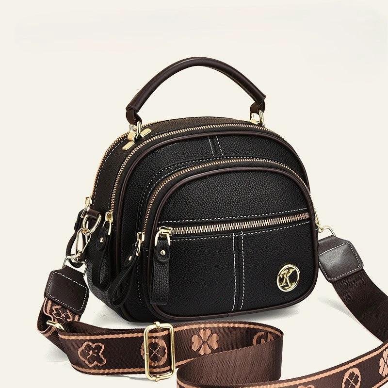 Handbag Crossbody PU Leather Shoulder Bag by BowLift