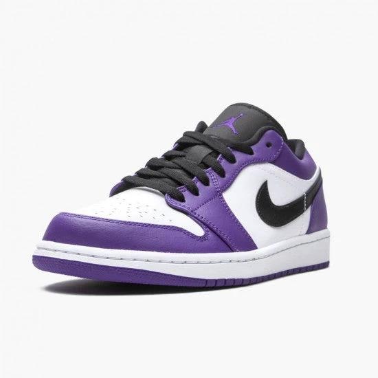 Air Jordan 1 Retro Low Court Purple Black-White by Air Jordan
