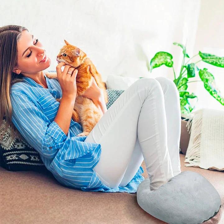 WarmNest XL Electric Foot Warmer – Plush Comfort & Adjustable Heat by BowLift