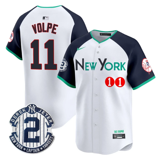Anthony Volpe Jersey #11 New York Yankees City Connect Vapor Premier Limited Stitched Alternate by My Store