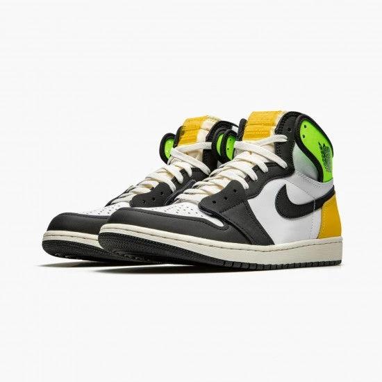 Air Jordan 1 Retro High White Black Volt University Gold by Air Jordan