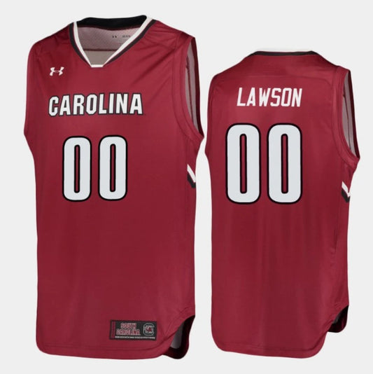 AJ Lawson Jersey South Carolina Gamecocks College Basketball Garnet Replica #00 by My store basketball