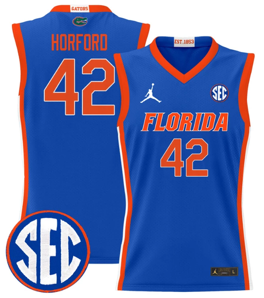 Al Horford Jersey #42 Florida Gators 2024 Lightweight Basketball Royal by My store basketball
