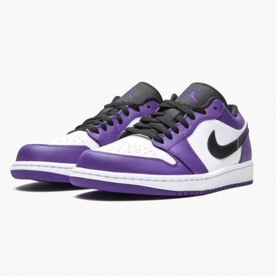 Air Jordan 1 Retro Low Court Purple Black-White by Air Jordan