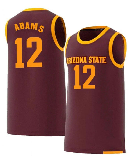 Andre Adams Jersey #12 Arizona State Sun Devils College Basketball by My store basketball