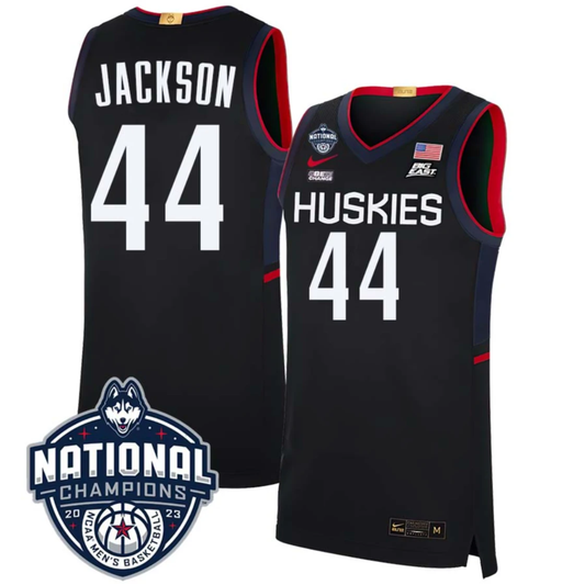 Andre Jackson Jersey #44 UConn Huskies 2023 National Champions College Basketball by My store basketball