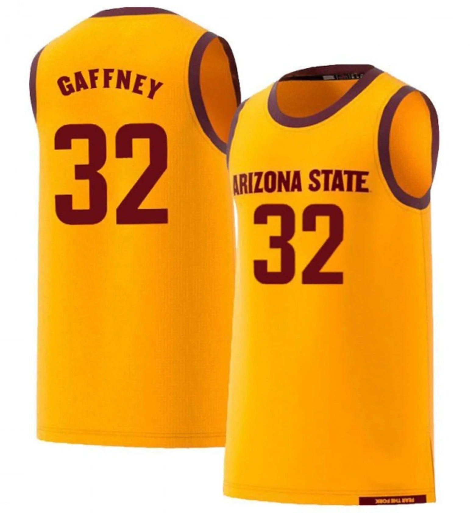 Alonzo Gaffney Jersey #32 Arizona State Sun Devils College Basketball by My store basketball