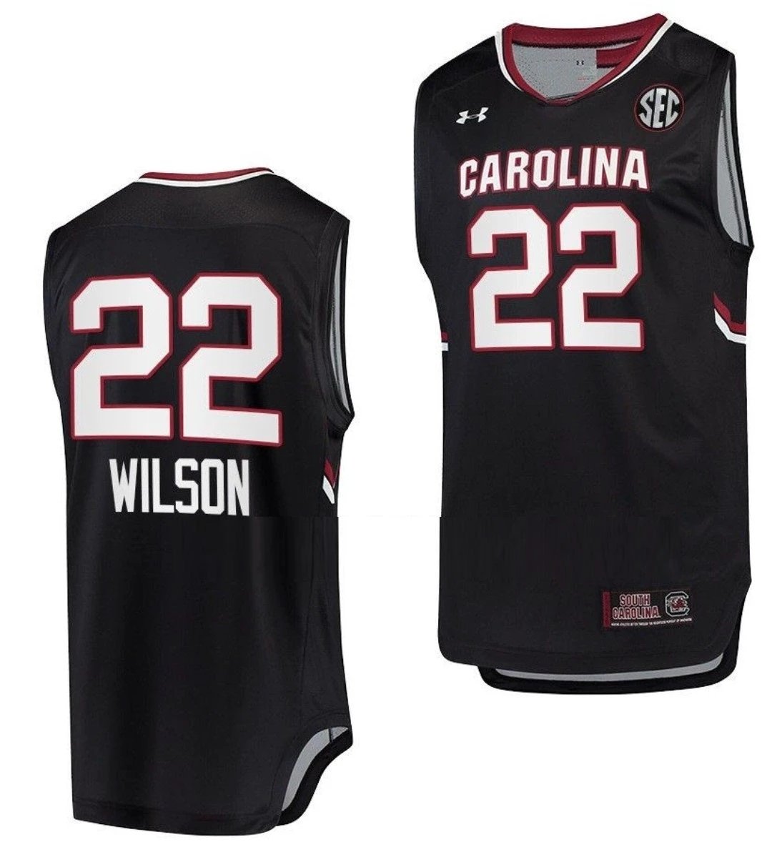 A'ja Wilson Jersey South Carolina Gamecocks Jersey College Basketball Black #22 by My store basketball