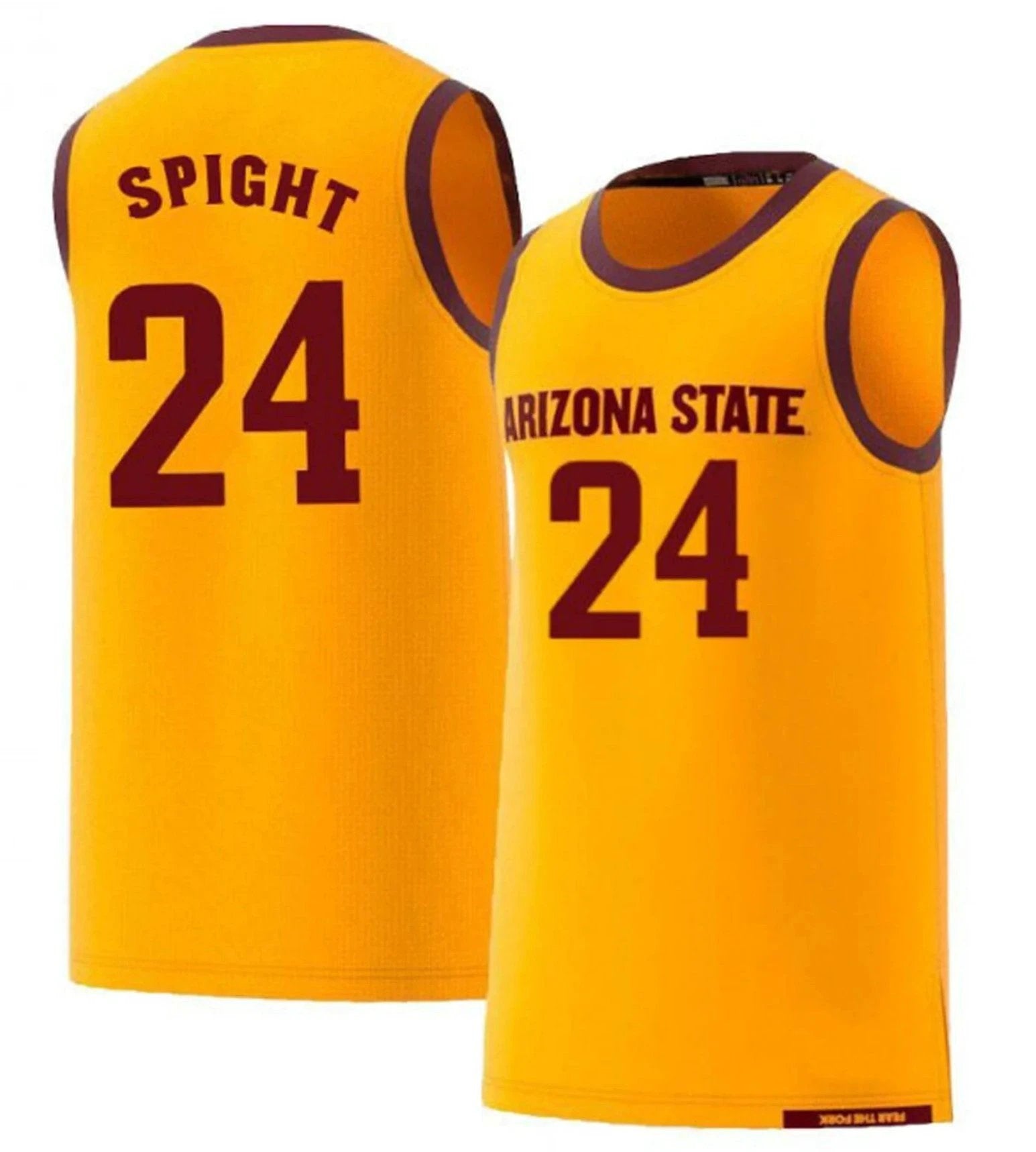 Andre Spight Jersey #24 Arizona State Sun Devils College Basketball by My store basketball