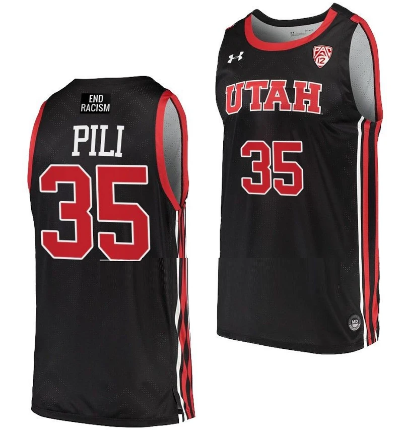 Alissa Pili Jersey #35 Utah Utes College Basketball by My store basketball