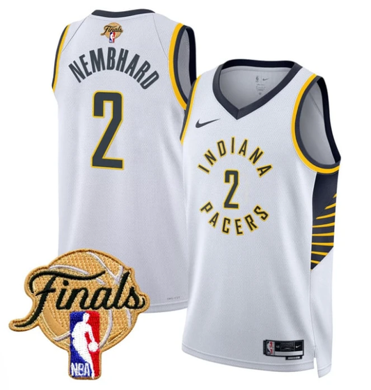 Andrew Nembhard Jersey #2 Indiana Pacers 2025 Finals Swingman Stitched Association by My store basketball