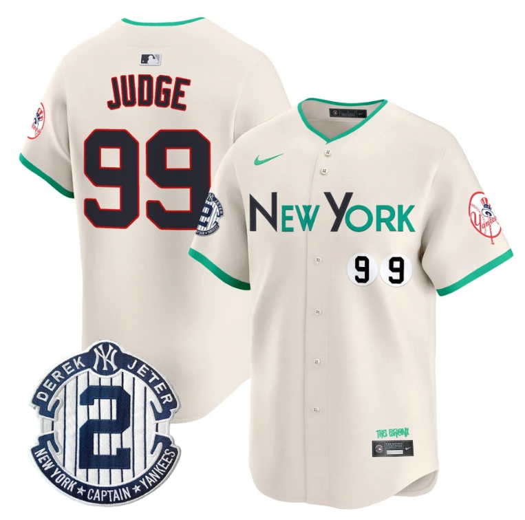 Aaron Judge Jersey #99 New York Yankees City Connect Vapor Premier Limited Stitched Cream by My Store