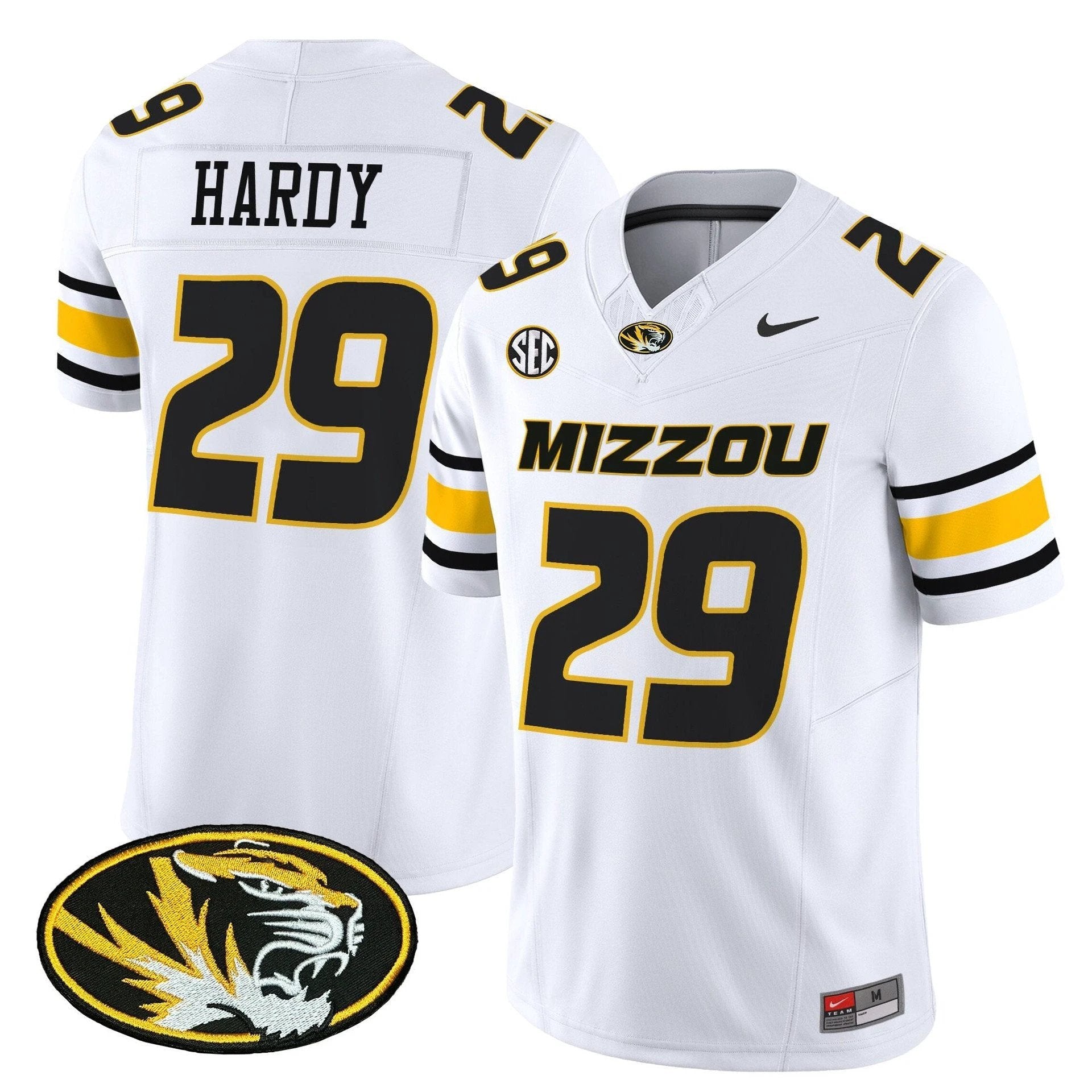 Ahmad Hardy Jersey #29 Missouri Tigers 2025 Vapor Limited Stitched White by My Store