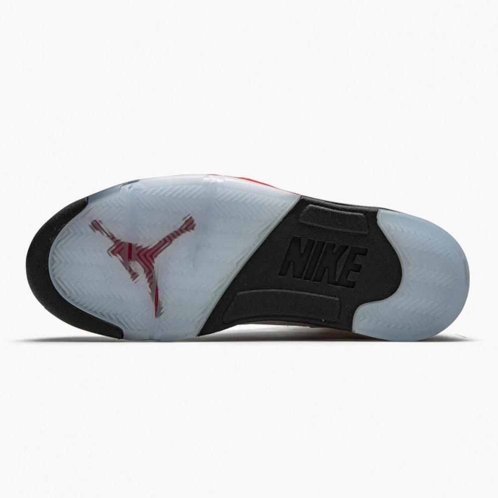 Air Jordan 5 Retro Fire Red Silver Tongue by Air Jordan
