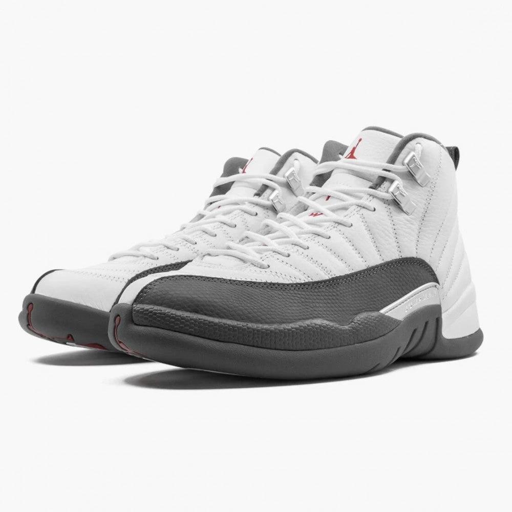 Air Jordan 12 Retro White Dark Grey by Air Jordan