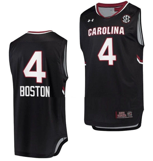 Aliyah Boston Jersey South Carolina Gamecocks Jersey College Basketball Black #4 by My store basketball