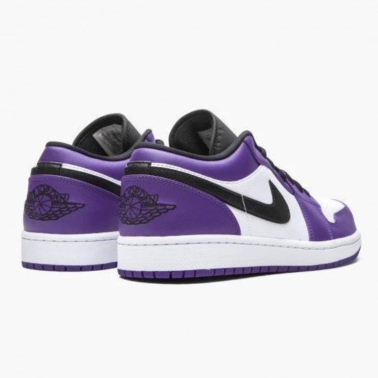 Air Jordan 1 Retro Low Court Purple Black-White by Air Jordan