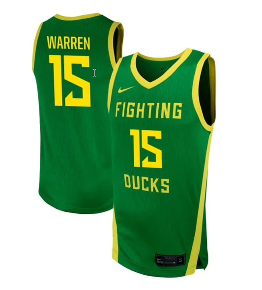Ari Long Jersey #14 Oregon Ducks NIL Basketball Green by My store basketball