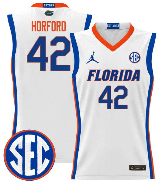 Al Horford Jersey #42 Florida Gators 2024 Lightweight Basketball White by My store basketball