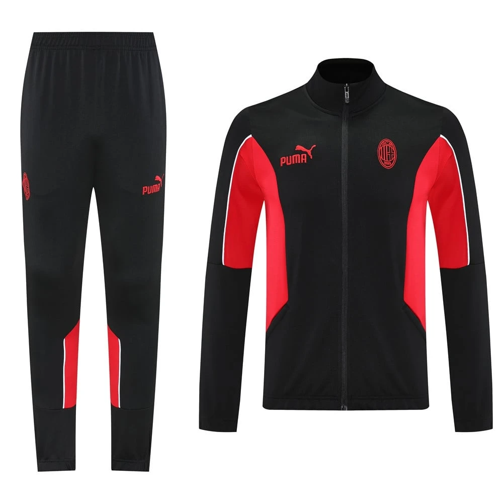 AC Milan 2025-26 Soccer Training Set – Black&Red by Soccer Jersey