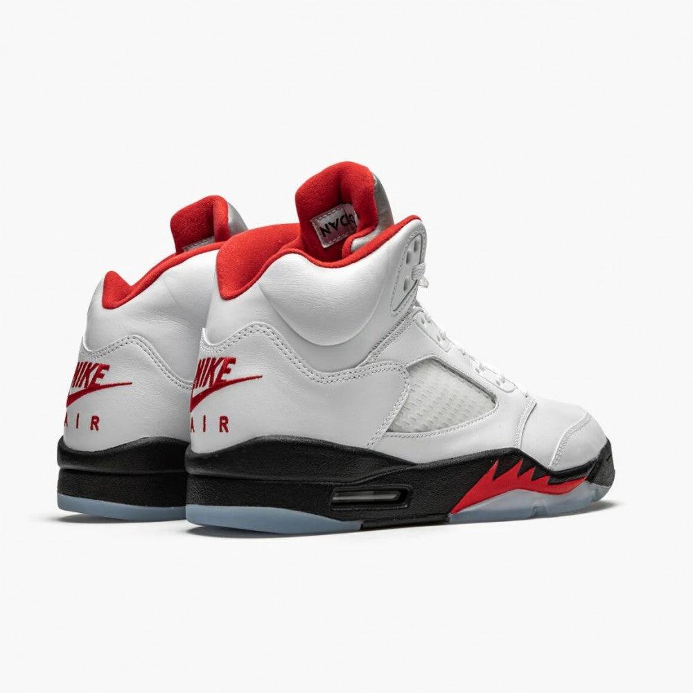 Air Jordan 5 Retro Fire Red Silver Tongue by Air Jordan