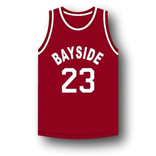 AC Slater Jersey #23 Bayside Saved By The Bell Basketball Maroon by My store basketball