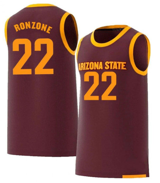Austin Ronzone Jersey #22 Arizona State Sun Devils College Basketball by My store basketball