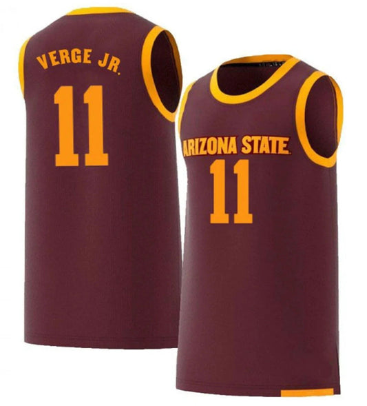 Alonzo Verge Jersey #11 Arizona State Sun Devils College Basketball by My store basketball