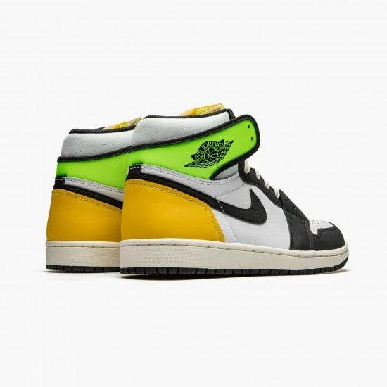 Air Jordan 1 Retro High White Black Volt University Gold by Air Jordan
