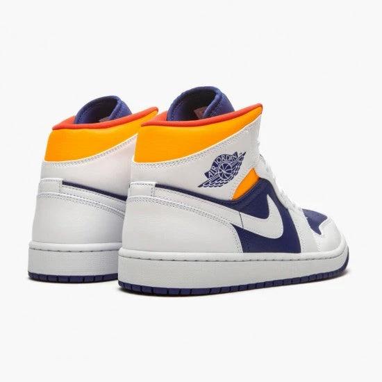 Air Jordan 1 Mid Royal Blue Laser Orange by Air Jordan