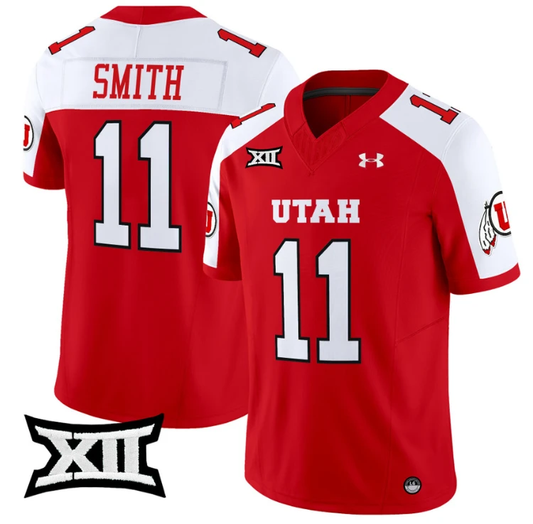Alex Smith Jersey #11 Utah Utes Vapor Limited College Football Stitched Red Alternate by My Store