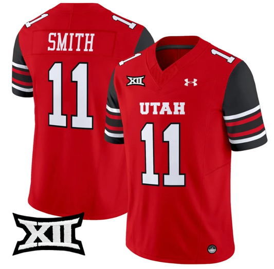 Alex Smith Jersey #11 Utah Utes Vapor Limited College Football Stitched Red by My Store