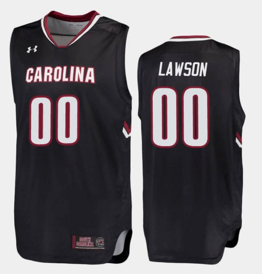 AJ Lawson Jersey South Carolina Gamecocks College Basketball Black Replica #00 by My store basketball