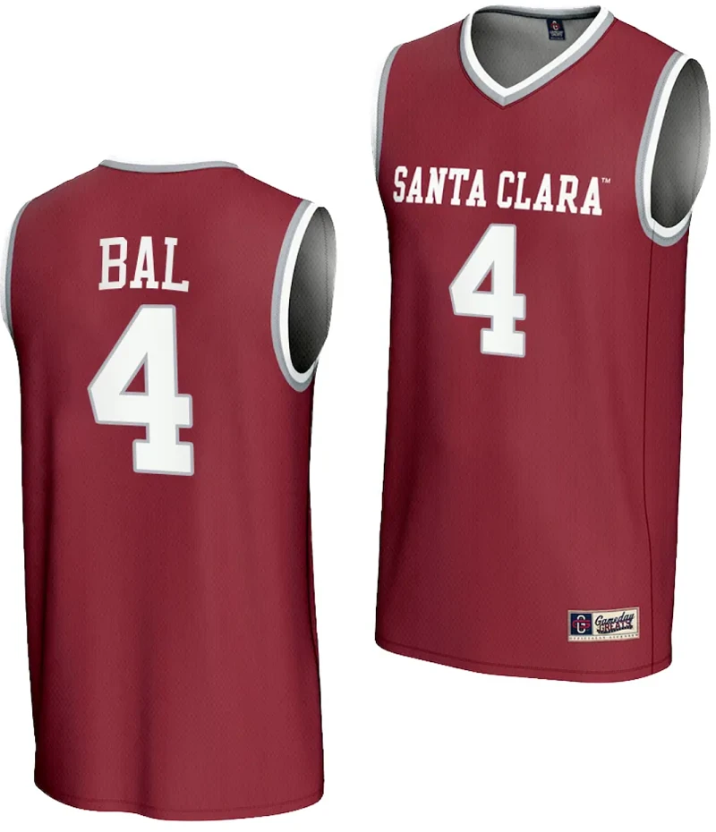 Camaron Tongue Jersey #21 Santa Clara Broncos Basketball NIL Lightweight Black by My store basketball