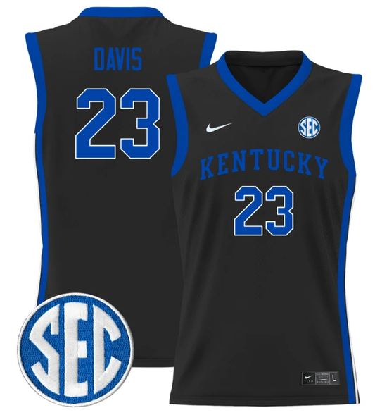 Anthony Davis Jersey #23 Kentucky Wildcats Lightweight Basketball Black by My store basketball