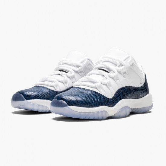 Air Jordan 11 Low Navy Snakeskin by Air Jordan