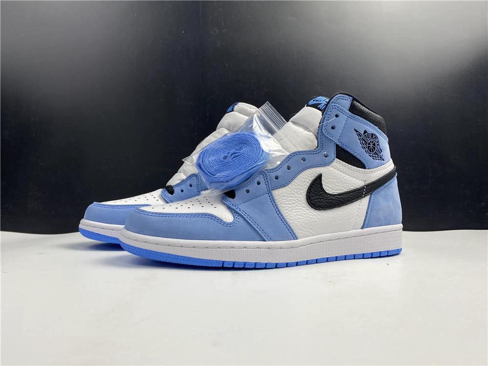 Air Jordan 1 Retro High White University Blue Black by Air Jordan