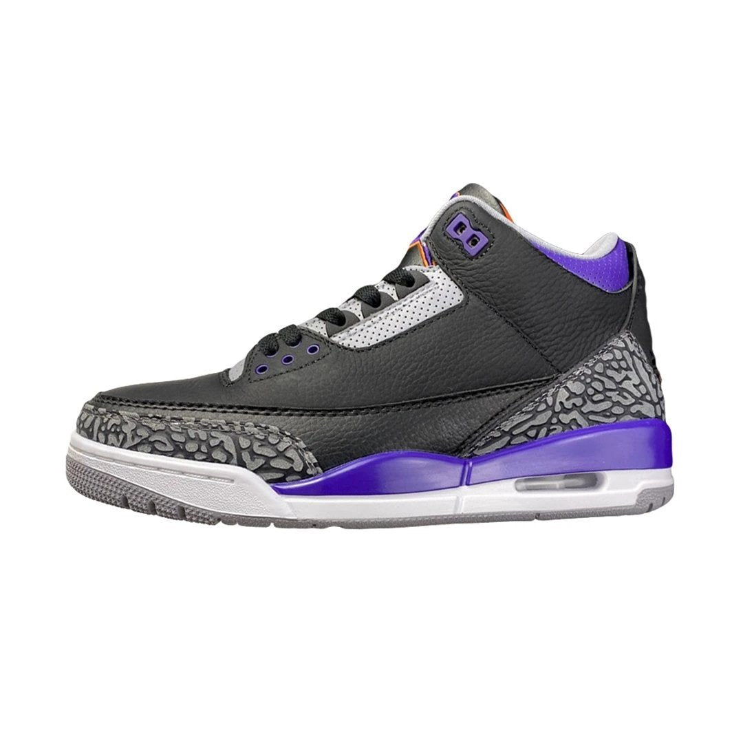 Air Jordan 3 Retro Black Court Purple by Air Jordan