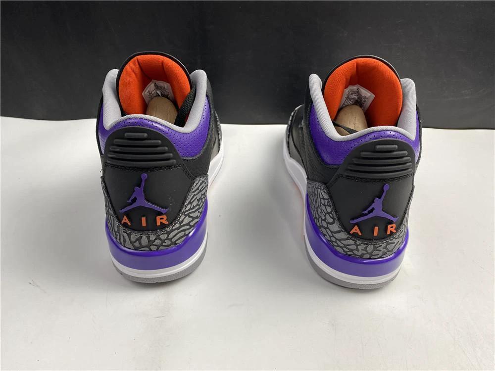 Air Jordan 3 Retro Black Court Purple by Air Jordan