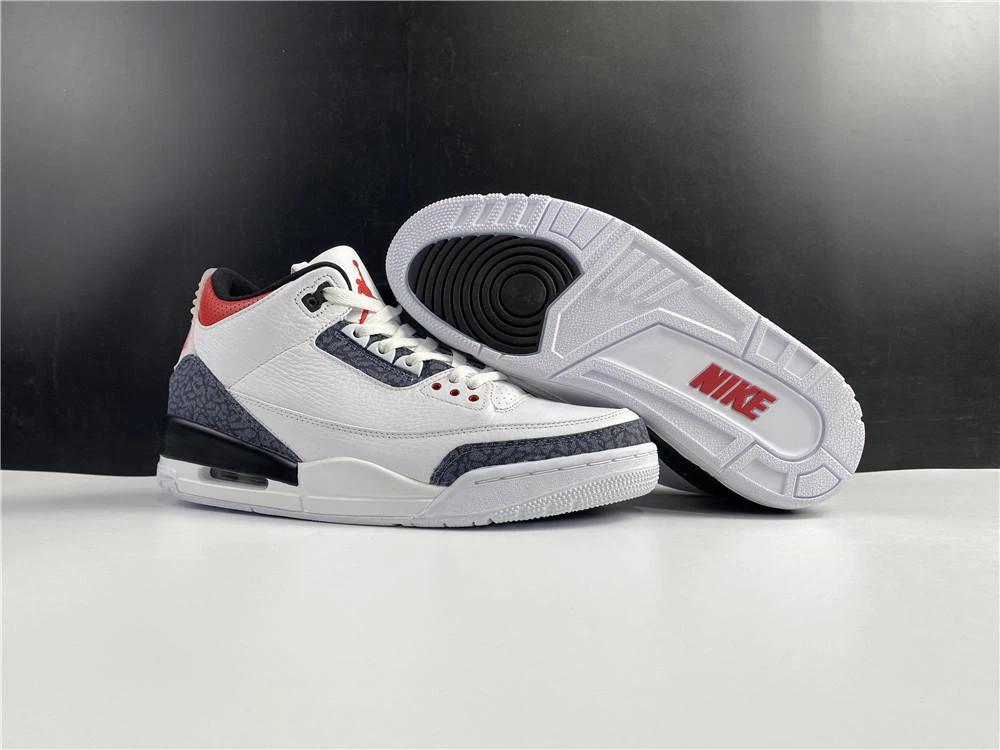 Air Jordan 3 Retro SE-T CO JP Fire Red Denim by Air Jordan