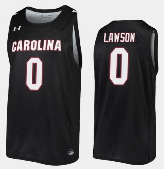 AJ Lawson Jersey South Carolina Gamecocks College Basketball Black Replica #0 by My store basketball