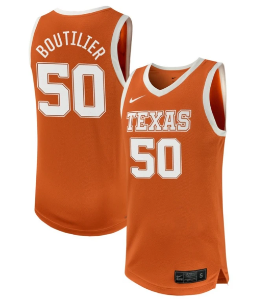 Anthon McDermott Jersey #33 Texas Longhorns NIL Basketball Texas Orange by My store basketball