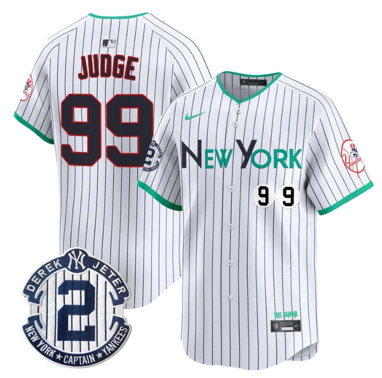 Aaron Judge Jersey #99 New York Yankees City Connect Vapor Premier Limited Stitched Pinstripe by My Store