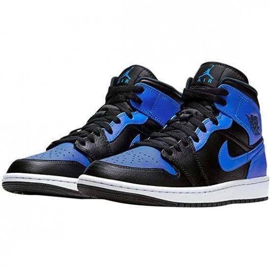 Air Jordan 1 Mid Hyper Royal Tumbled Leather by Air Jordan