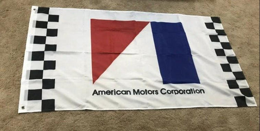 AMC American Motors Flag 3X5 Ft Polyester Banner USA 90x150cm by flagsjustdoit