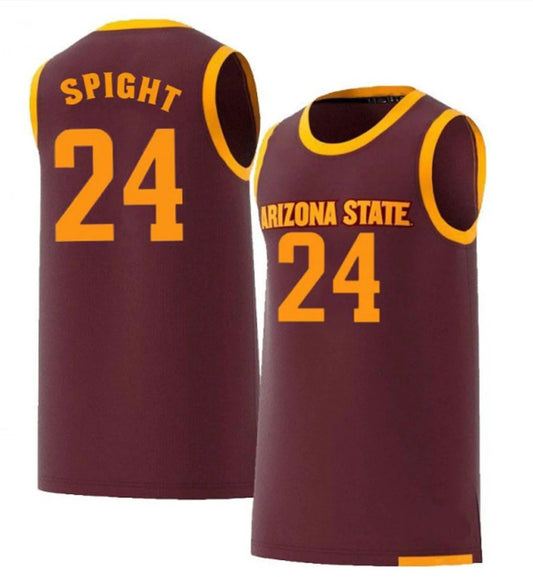 Andre Spight Jersey #24 Arizona State Sun Devils College Basketball by My store basketball