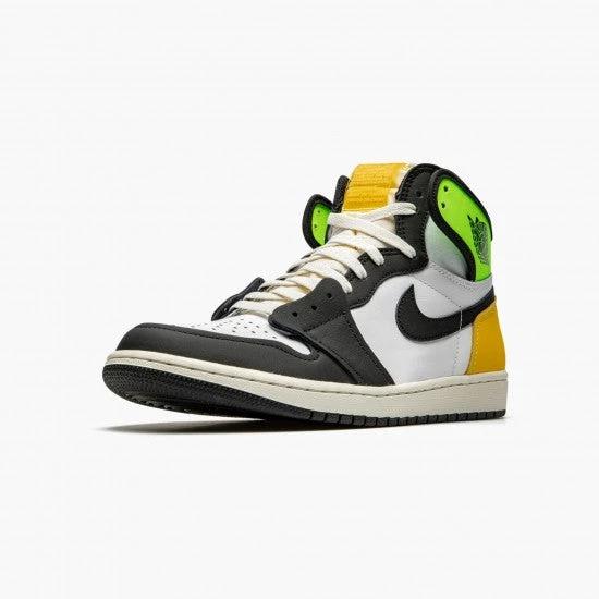 Air Jordan 1 Retro High White Black Volt University Gold by Air Jordan