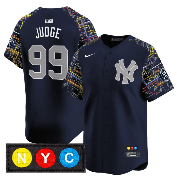 Aaron Judge Jersey #99 New York Yankees Subway Style Vapor Premier Limited Stitched by My Store