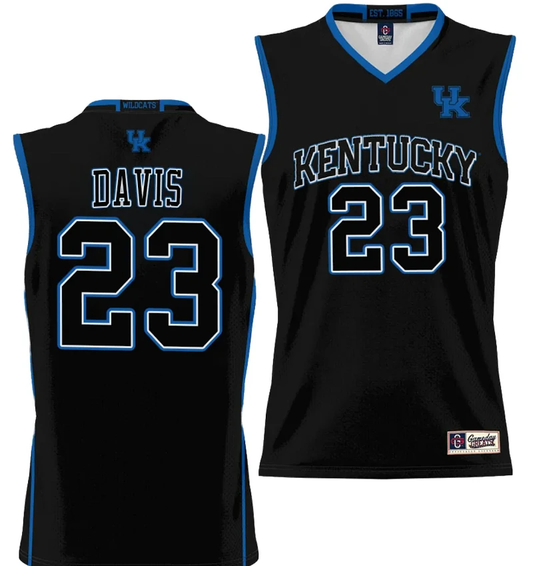 Anthony Davis Jersey #23 Kentucky Wildcats NIL College Basketball Lightweight Black by My store basketball
